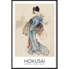 Walljar - Katsushika Hokusai - Woman - Poster Met Lijst / 50 X 70 Cm