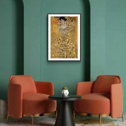 Walljar - Gustav Klimt - Portret Van Adèle Bloch-Bauer I - Poster Met Lijst / 70 -Home Decoration Store 1000091284 0103