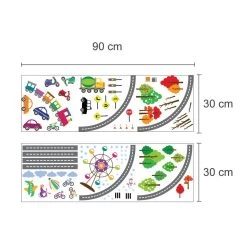 Walplus Kids Decoratie Sticker - Kinder Transport 7 Walplus Kids Decoratie Sticker - Kinder Transport -Home Decoration Store 1000093127 0103