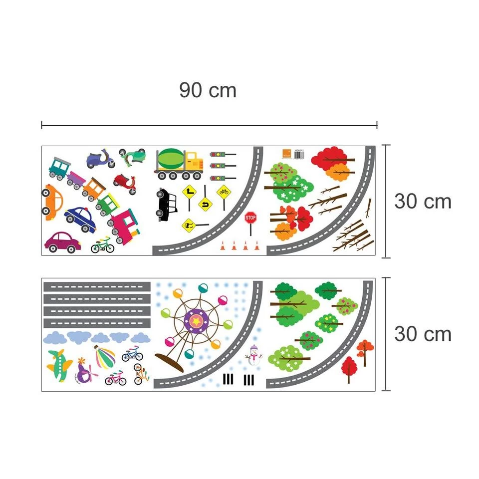 Walplus Kids Decoratie Sticker - Kinder Transport 4 Walplus Kids Decoratie Sticker - Kinder Transport - Afbeelding 4