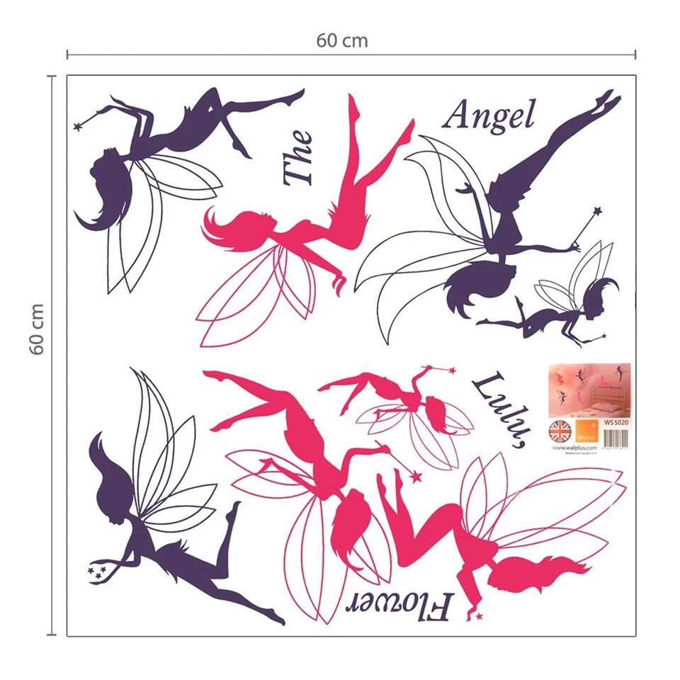 Walplus Kids Decoratie Sticker - Roze Feetjes Deluxe 4 Walplus Kids Decoratie Sticker - Roze Feetjes Deluxe - Afbeelding 4