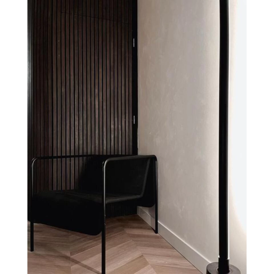 Set Van 2 Premium Wandpanelen Houtskool - Grijs Vilt - MDF - Houtskool 4 Set Van 2 Premium Wandpanelen Houtskool - Grijs Vilt - MDF - Houtskool - Afbeelding 4