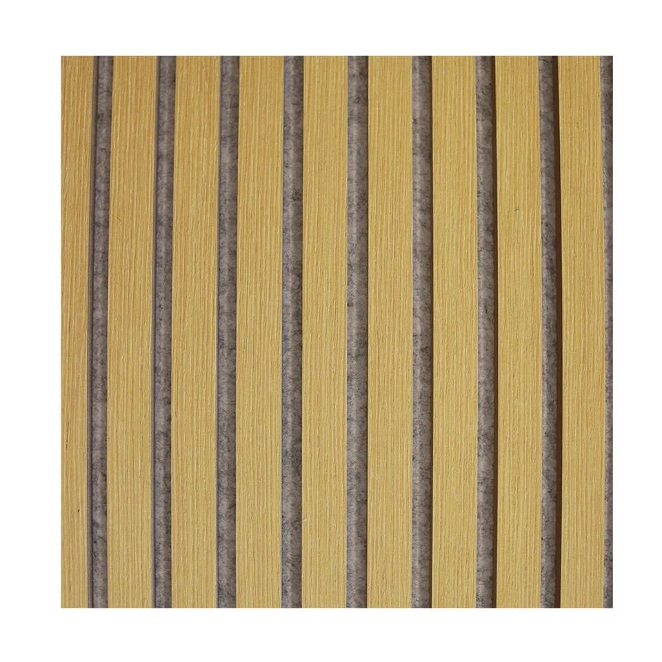 Set Van 2 Premium Wandpanelen Naturel - Grijs Vilt - MDF - Bruin 3 Set Van 2 Premium Wandpanelen Naturel - Grijs Vilt - MDF - Bruin - Afbeelding 3