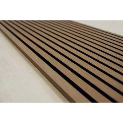 Premium Wandpaneel Walnoot - Zwart Vilt - MDF - Bruin -Home Decoration Store 1000093241 0102