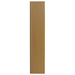 Set Van 2 Premium Wandpanelen En 2 Eindlatten Naturel - Zwart Vilt - MDF - Bruin -Home Decoration Store 1000093247 0102