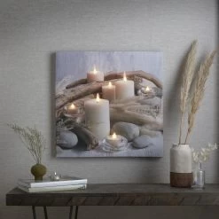 Art For The Home - Canvas LED - Serene Oase - 60x60cm -Home Decoration Store 1000093514 0102