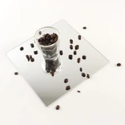 MISOU Plakspiegel 4 Stuks 20x20cm Deurspiegel Hangend Zelfklevende Spiegel -Home Decoration Store 1000094315 0110