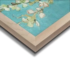 Ingelijste Poster Van Gogh Amandelbloesem 63x93,5 Cm Blauw -Home Decoration Store 1000095051 0103