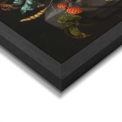 Ingelijste Poster De Heem Vaas Met Bloemen 93x63 Cm Bont -Home Decoration Store 1000095060 0103