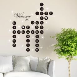 Walplus Home Decoratie Sticker - Persoonlijke Woord Puzzels -Home Decoration Store 1000095117 0102
