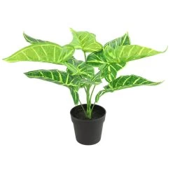 Countryfield Kunstplant Alocasia In Bloempot - Groen - 15 X 32 Cm
