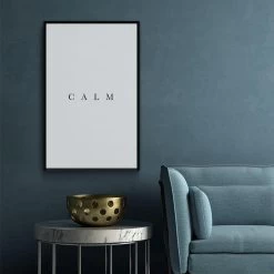 Walljar - Calm - Poster Met Lijst / 50 X 70 Cm -Home Decoration Store 1000096286 0102
