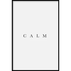 Walljar - Calm - Poster Met Lijst / 50 X 70 Cm