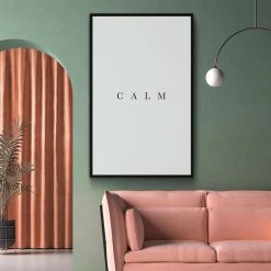 Walljar - Calm - Poster Met Lijst / 40 X 60 Cm -Home Decoration Store 1000096289 0103
