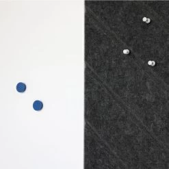 Akoestisch Wandpaneel PET-vilt - 100x100cm - Visgraat Motief Antraciet -Home Decoration Store 1000096532 0102