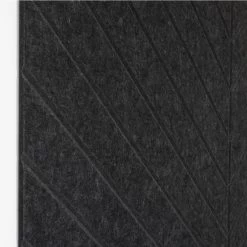 Akoestisch Wandpaneel PET-vilt - 100x100cm - Visgraat Motief Antraciet -Home Decoration Store 1000096532 0103