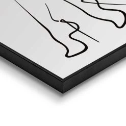 Schilderij Pumps 50x50 Cm Zwart-Wit 7 Schilderij Pumps 50x50 Cm Zwart-Wit -Home Decoration Store 1000096680 0103