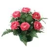 Louis Maes Kunstbloemen Plant Rozen In Pot - Roze - 25 Cm