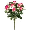 Louis Maes Kunstbloemen Boeket Rozen - Cerise - H49 Cm