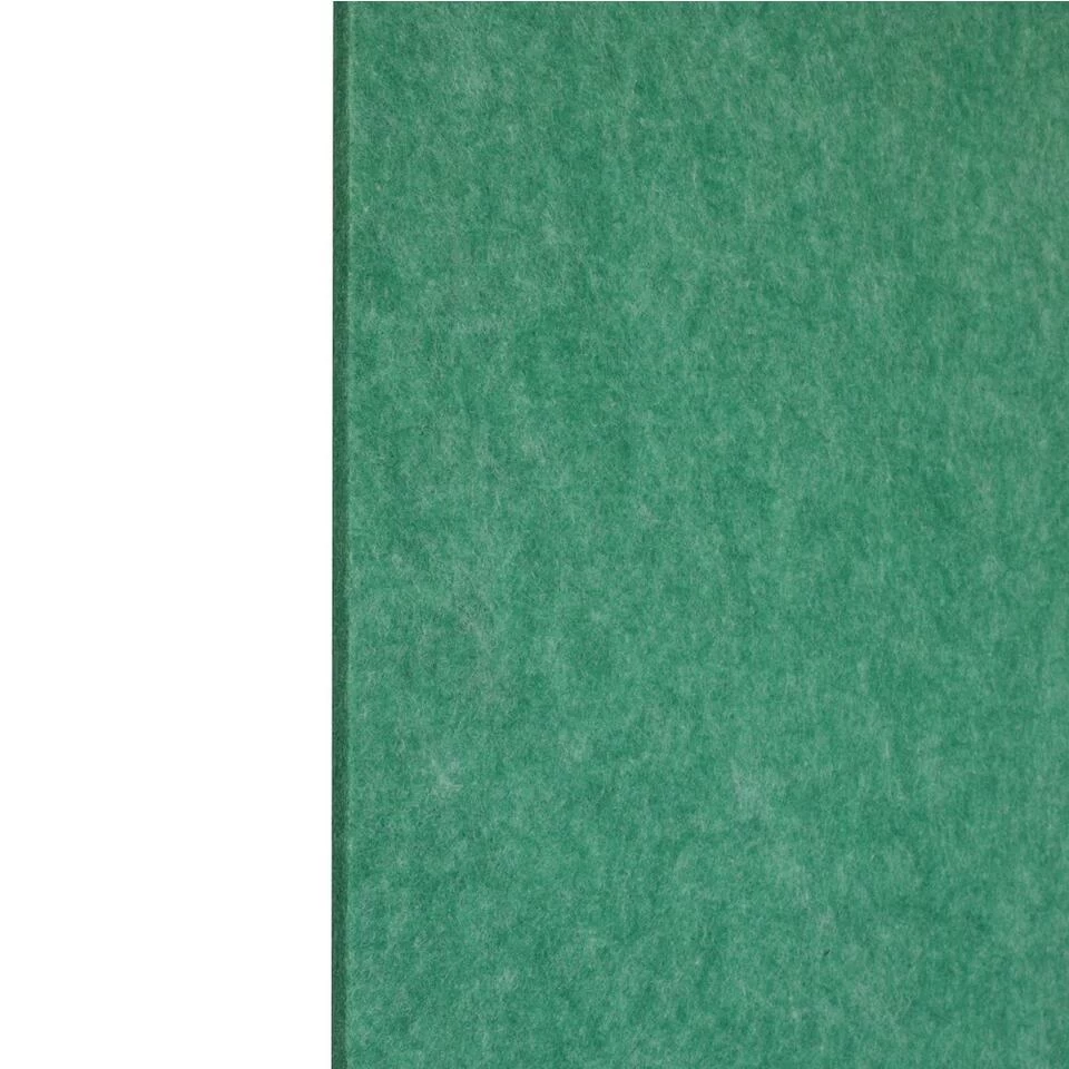 Akoestisch Wandpaneel PET-vilt - 100x100 Cm - Groen 3 Akoestisch Wandpaneel PET-vilt - 100x100 Cm - Groen - Afbeelding 3