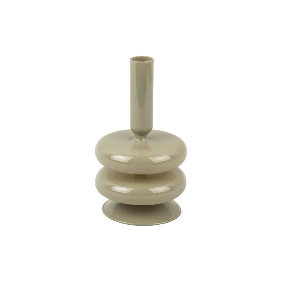 PRESENT TIME Kandelaar Sparkle Double Ring - Jungle Groen - Ø10cm 1 PRESENT TIME Kandelaar Sparkle Double Ring - Jungle Groen - Ø10cm