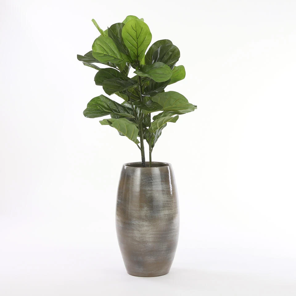 Mica Decorations Ficus Lyrata Kunstplant - H100 X Ø65 Cm 4 Mica Decorations Ficus Lyrata Kunstplant - H100 X Ø65 Cm - Afbeelding 4