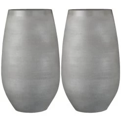 Mica Decorations Vaas - Grijs - Keramiek - 29 X 50 Cm 5 Mica Decorations Vaas - Grijs - Keramiek - 29 X 50 Cm -Home Decoration Store 1170254506 0102