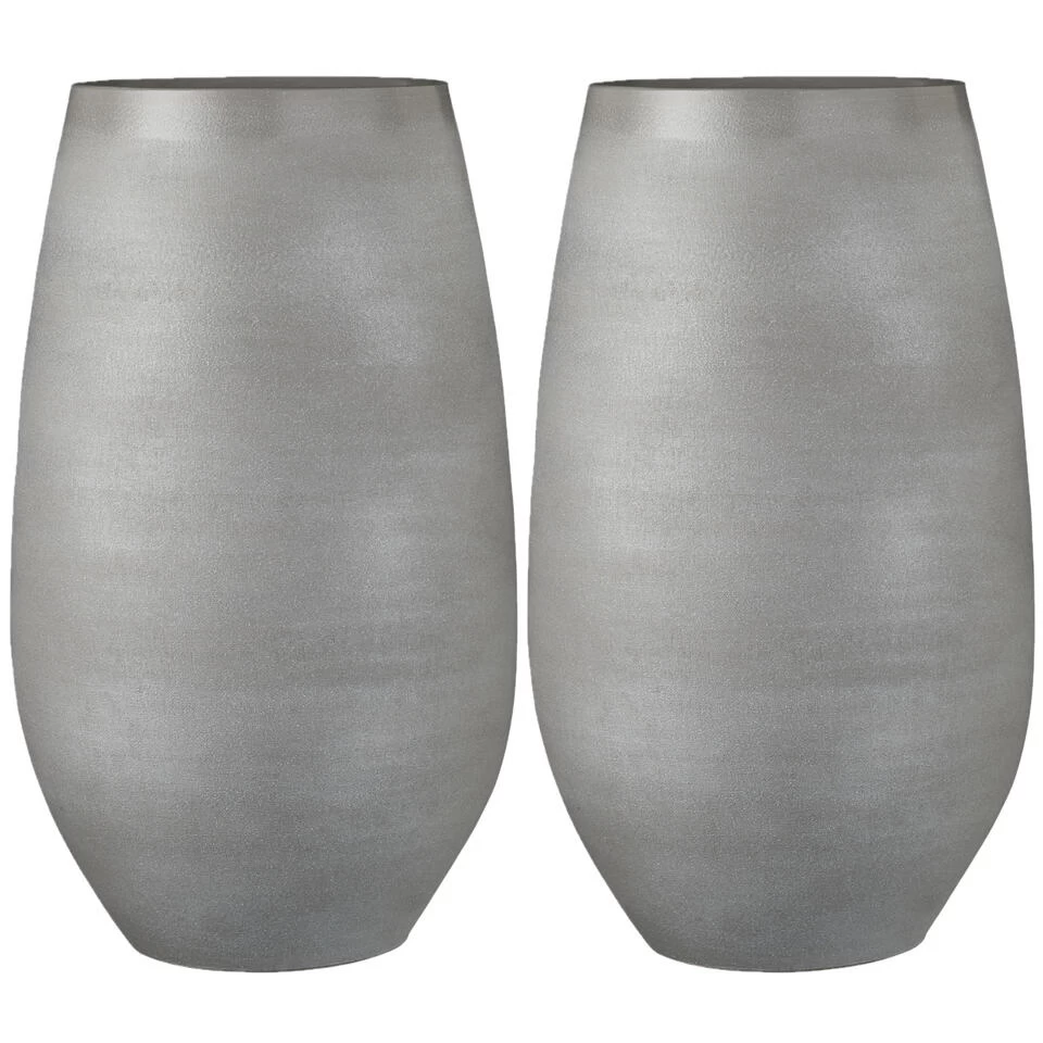Mica Decorations Vaas - Grijs - Keramiek - 29 X 50 Cm 3 Mica Decorations Vaas - Grijs - Keramiek - 29 X 50 Cm - Afbeelding 3
