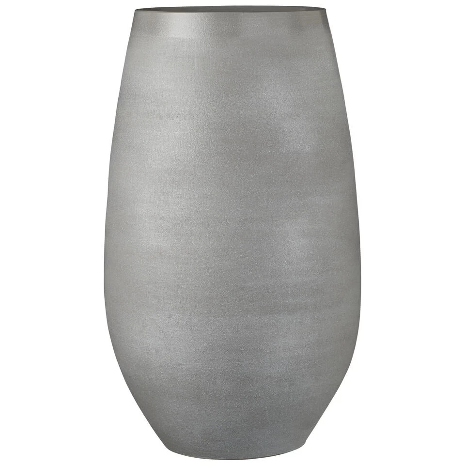 Mica Decorations Vaas - Grijs - Keramiek - 29 X 50 Cm 1 Mica Decorations Vaas - Grijs - Keramiek - 29 X 50 Cm