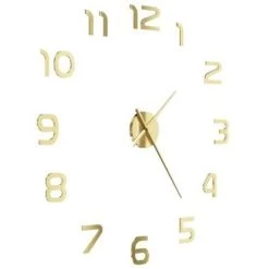VidaXL 3D-wandklok 100 Cm XXL Modern Goudkleurig -Home Decoration Store 1179617062 0103