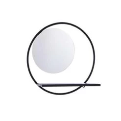 Mica Decorations Phoenix Wandspiegel Zwart