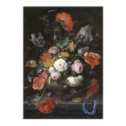 Art For The Home - Canvas Schilderij - Bloemen Stilleven - 70x100 Cm