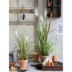 Mica Decorations Pluimgras Foxtail Kunstplant H81 Cm Wit -Home Decoration Store 1240847686 0111
