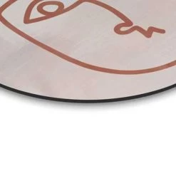 Schilderij Gezicht Ø 50 Cm Beige 7 Schilderij Gezicht Ø 50 Cm Beige -Home Decoration Store 1254964884 0103