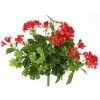 Bellatio Design Kunstplant - Oostenrijkse Geranium - Rood - 40 Cm