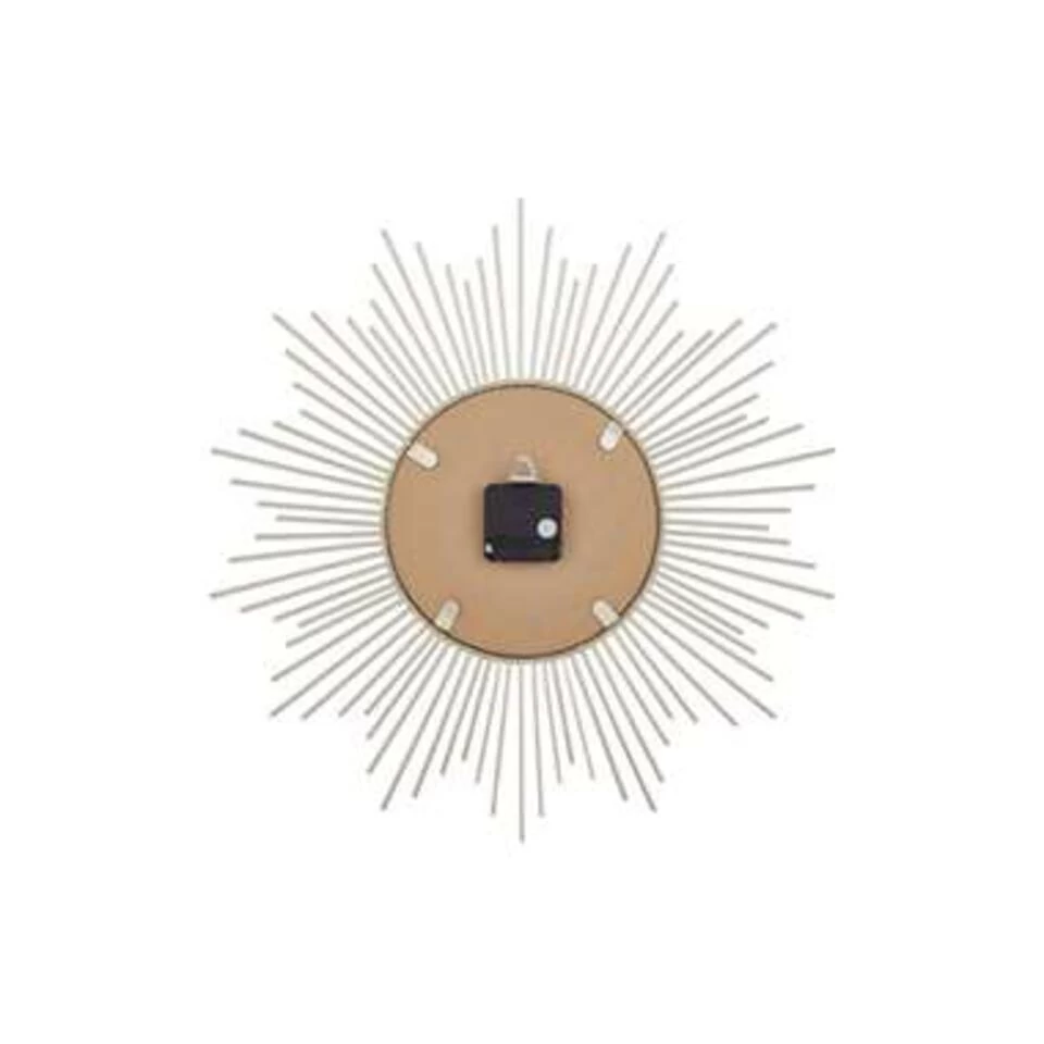 Beliani Wandklok SOLURA - Goud Ijzer 3 Beliani Wandklok SOLURA - Goud Ijzer - Afbeelding 3