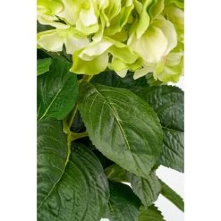 Merkloos Kunstplant Hortensia - Lichtgroen - In Grijze Pot - Hydrangea - 45 Cm -Home Decoration Store 1353605553 0103