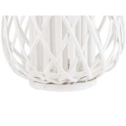 Beliani Windlichtzuilen MAURITIUS - Wit Wilgenhout -Home Decoration Store 1358a6cd12ff42268ef72c6ed5f02dde