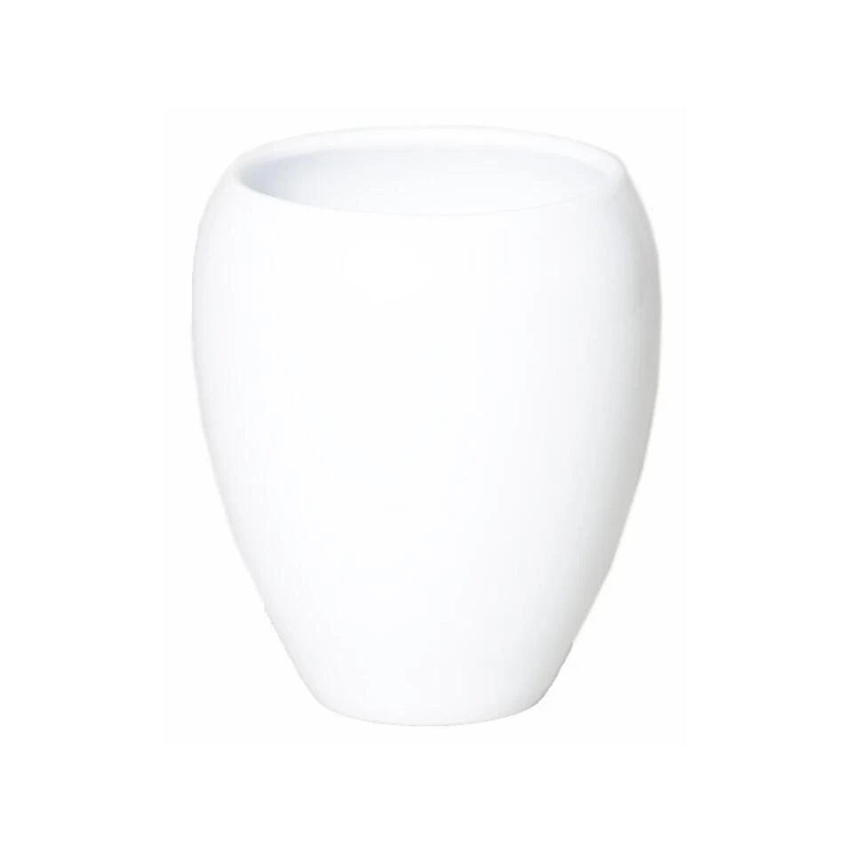 Floran Vaas - Wit - Glanzend - Keramiek - 20 X 23 Cm 1 Floran Vaas - Wit - Glanzend - Keramiek - 20 X 23 Cm