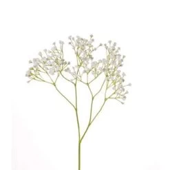 Merkloos Kunstbloem - Gipskruid Gypsophila - Takken - Wit - 58 Cm