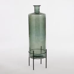 Mica Decorations Guan Glazen Fles - H75 X Ø25 Cm - Groen 6 Mica Decorations Guan Glazen Fles - H75 X Ø25 Cm - Groen -Home Decoration Store 1457273365 0103
