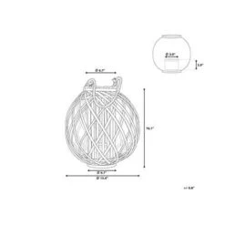 Beliani Windlichtzuilen SAMOA - Wit Wilgenhout -Home Decoration Store 148d3ece8ea24062a0f33fe1fa1def7c