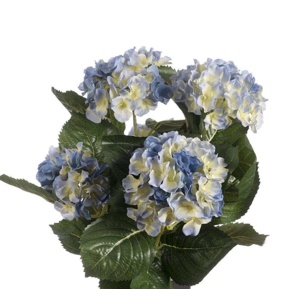 Louis Maes Kunstplant - Hortensia Hydrangea - Blauw - In Pot - 44 Cm 2 Louis Maes Kunstplant - Hortensia Hydrangea - Blauw - In Pot - 44 Cm - Afbeelding 2