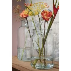 Mica Decorations Vaas Cilinder - Transparant - Glas - 23 X 40 Cm -Home Decoration Store 1584988152 0105