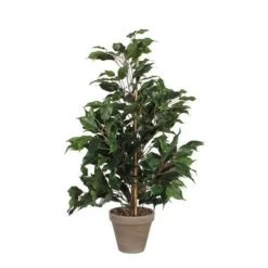 Mica Decorations Ficus Exotica Kunstplant In Bloempot 60 Cm