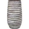 Floran Vaas Lena - Bruin - Mat - Geribbeld - Keramiek - 22 X 40 Cm