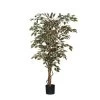 Mica Decorations Ficus Kunstplant - H150 X Ø75 Cm - Groen Bont
