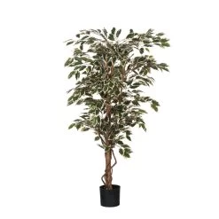 Mica Decorations Ficus Kunstplant - H150 X Ø75 Cm - Groen Bont