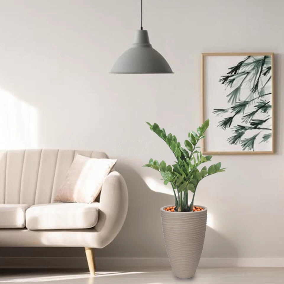 Bellatio Flowers & Plants Kunstplant - Zamioculcas - Groen - 70 Cm 2 Bellatio Flowers & Plants Kunstplant - Zamioculcas - Groen - 70 Cm - Afbeelding 2