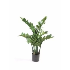 Bellatio Flowers & Plants Kunstplant - Zamioculcas - Groen - 70 Cm